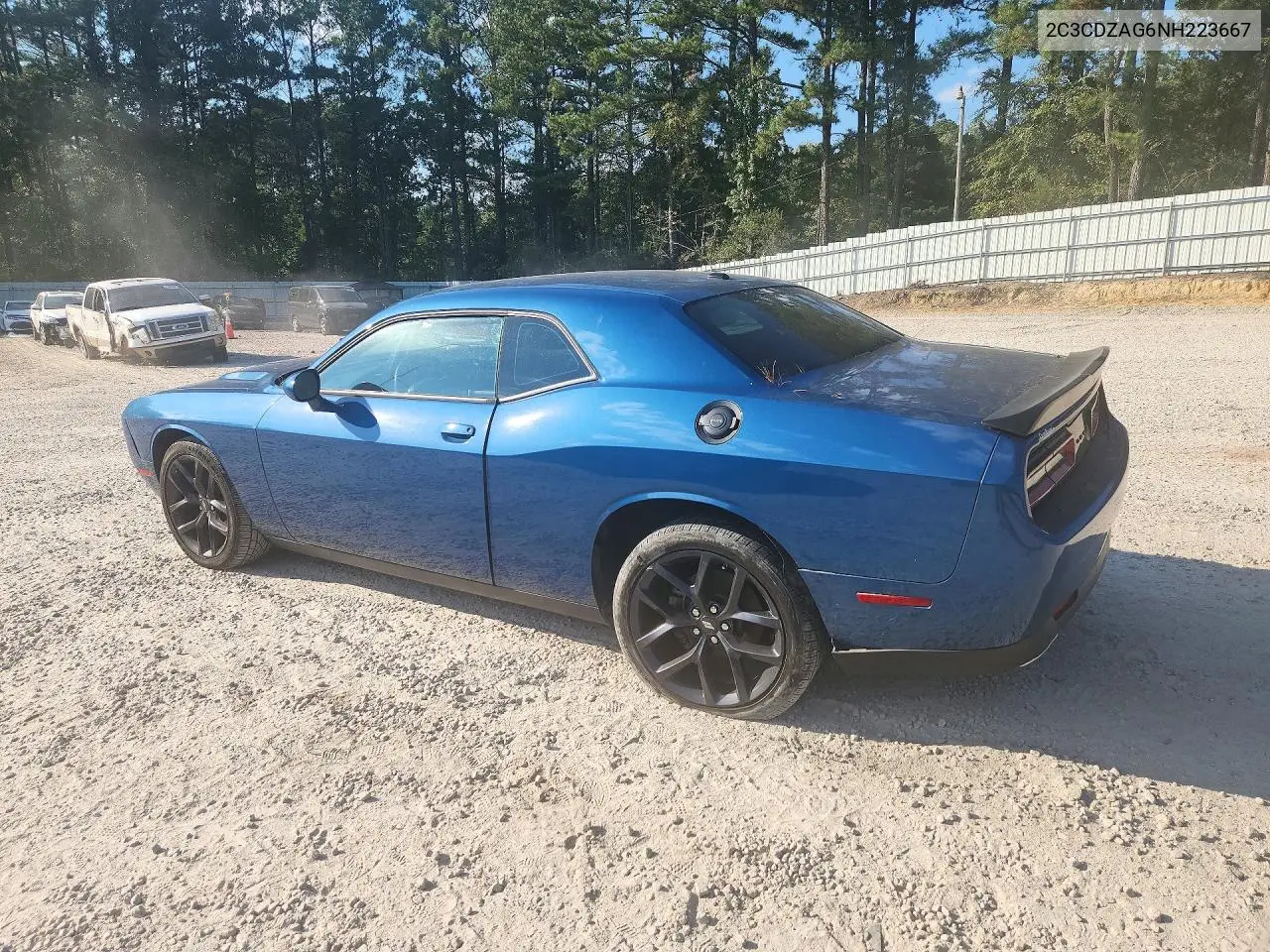 2022 DODGE CHALLENGER VIN 2C3CDZAG6NH223667 — фото 2