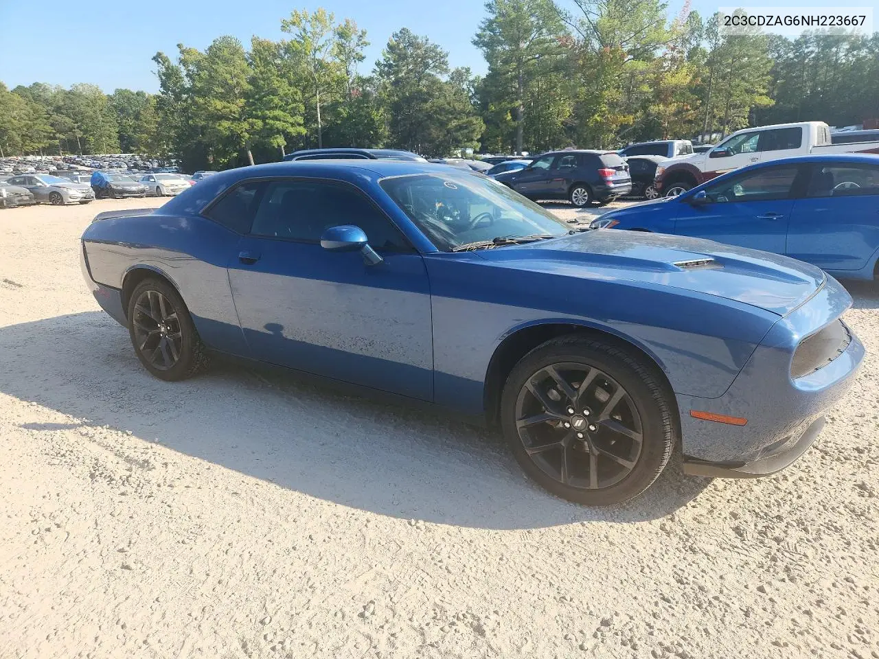 2022 DODGE CHALLENGER VIN 2C3CDZAG6NH223667 — фото 4