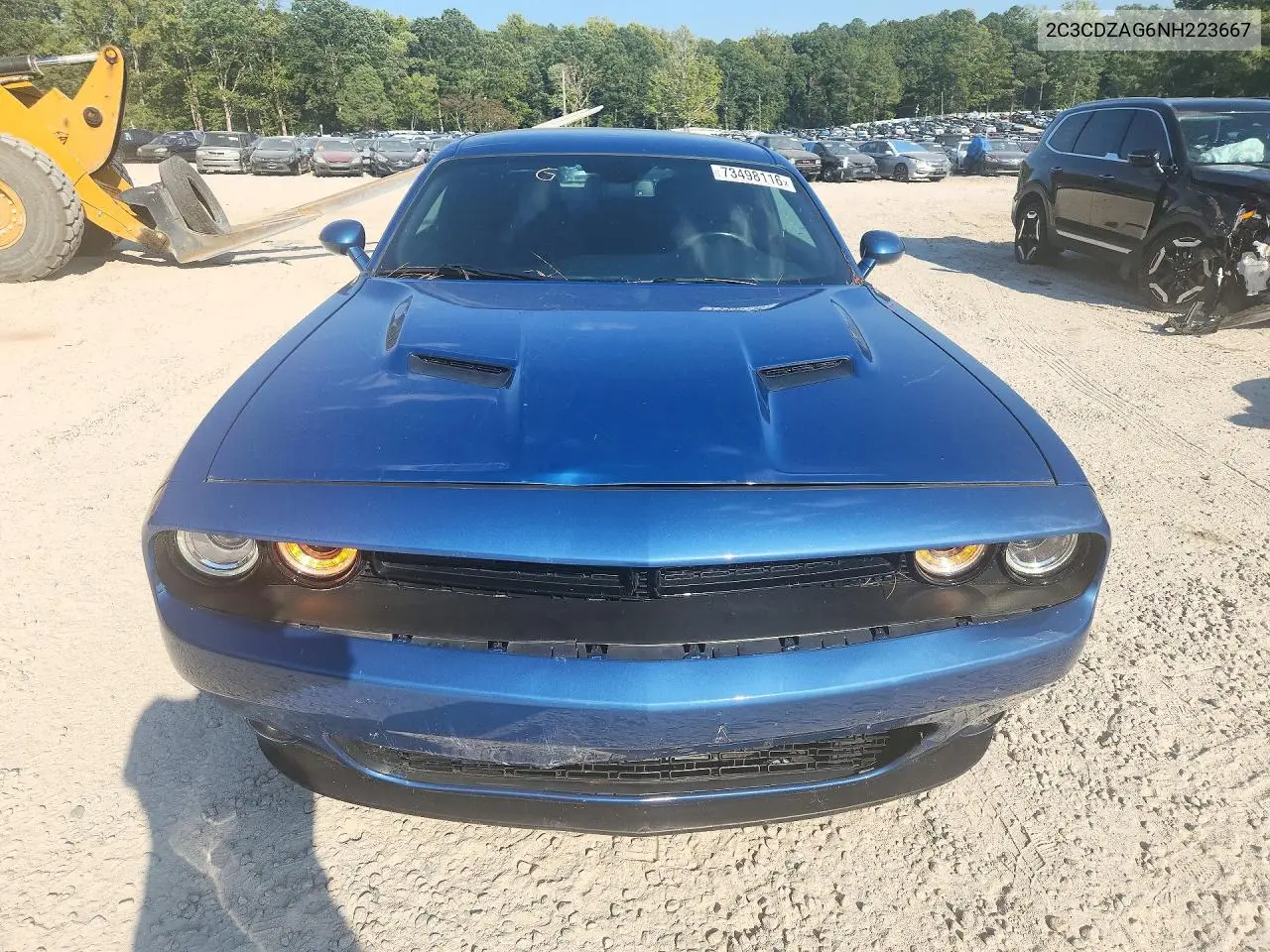 2022 DODGE CHALLENGER VIN 2C3CDZAG6NH223667 — фото 5