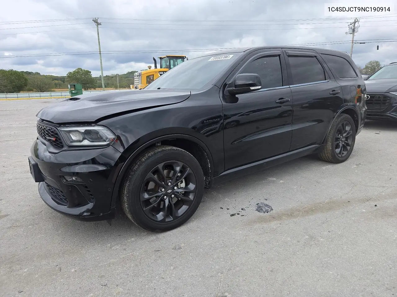 DODGE DURANGO 2022, VIN 1C4SDJCT9NC190914