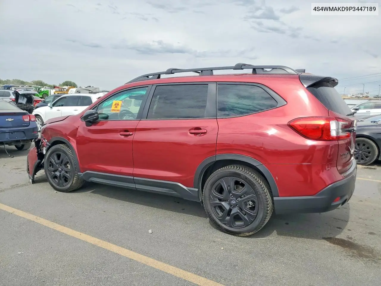 2023 SUBARU ASCENT VIN 4S4WMAKD9P3447189 — фото 2