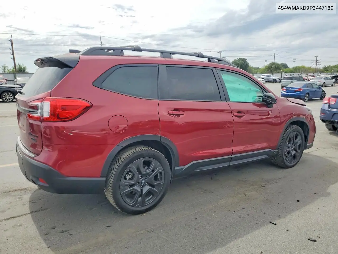 2023 SUBARU ASCENT VIN 4S4WMAKD9P3447189 — фото 3