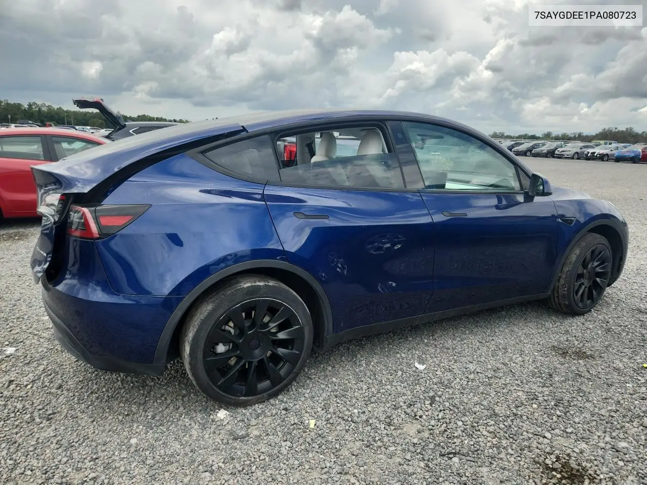 2023 TESLA MODEL Y VIN 7SAYGDEE1PA080723 — фото 3