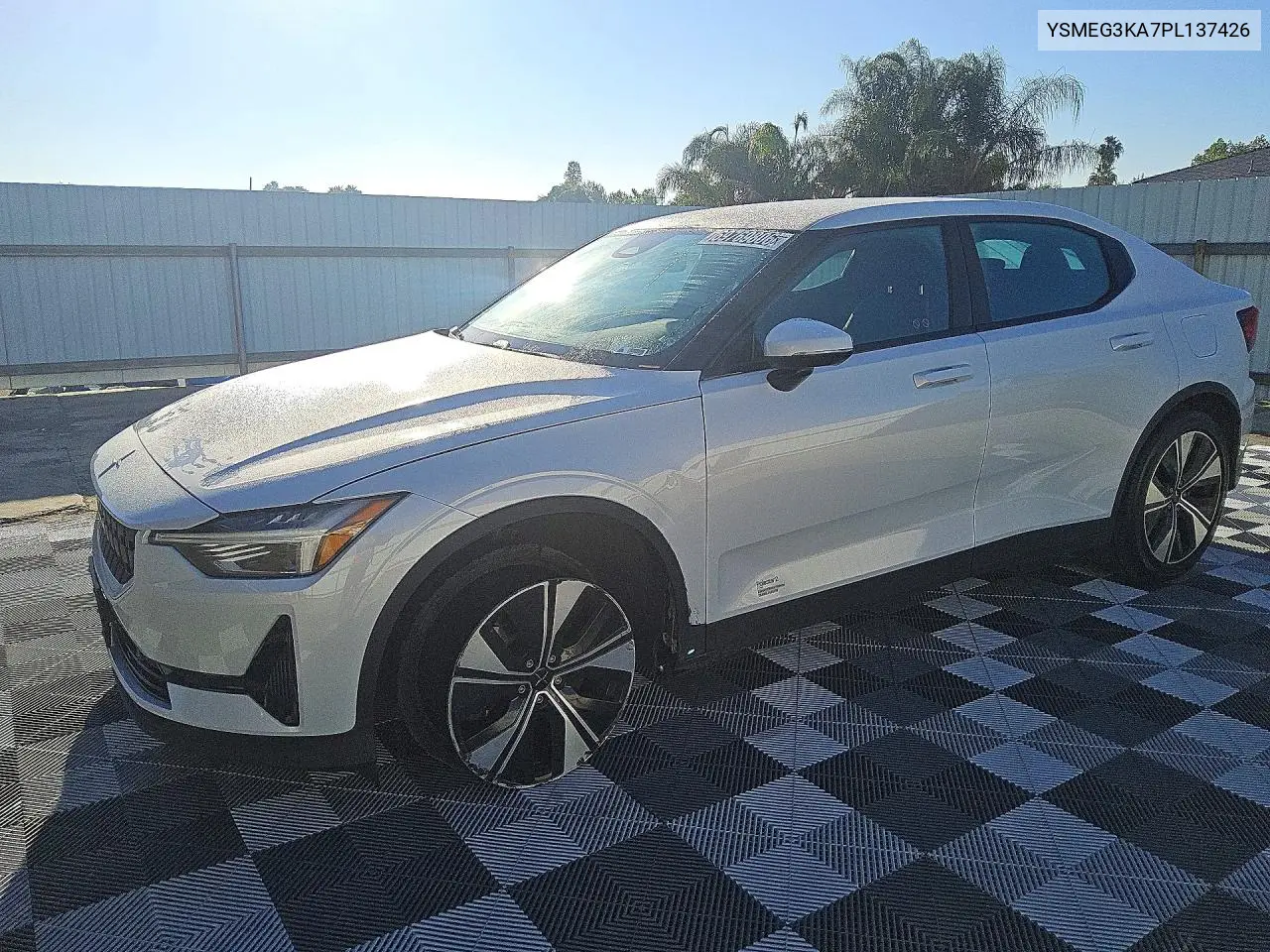 POLESTAR 2 2023, VIN YSMEG3KA7PL137426