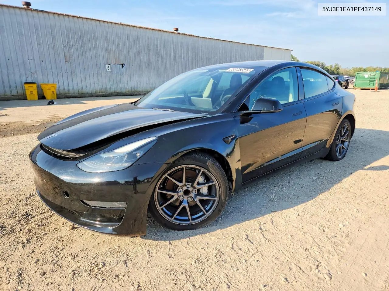 TESLA MODEL 3 2023, VIN 5YJ3E1EA1PF437149