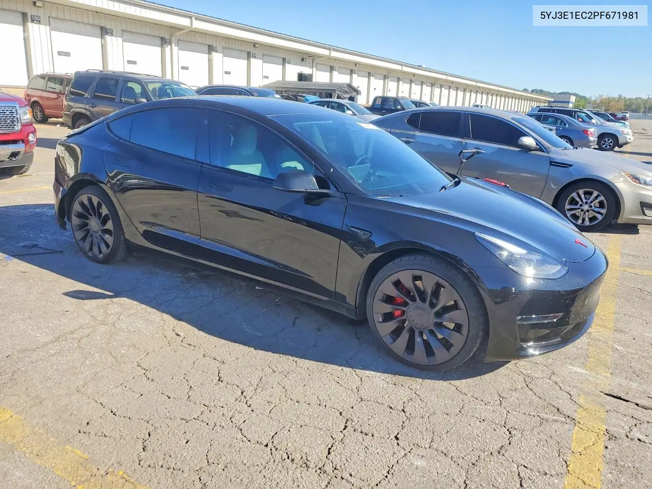 2023 TESLA MODEL 3 VIN 5YJ3E1EC2PF671981 — фото 4