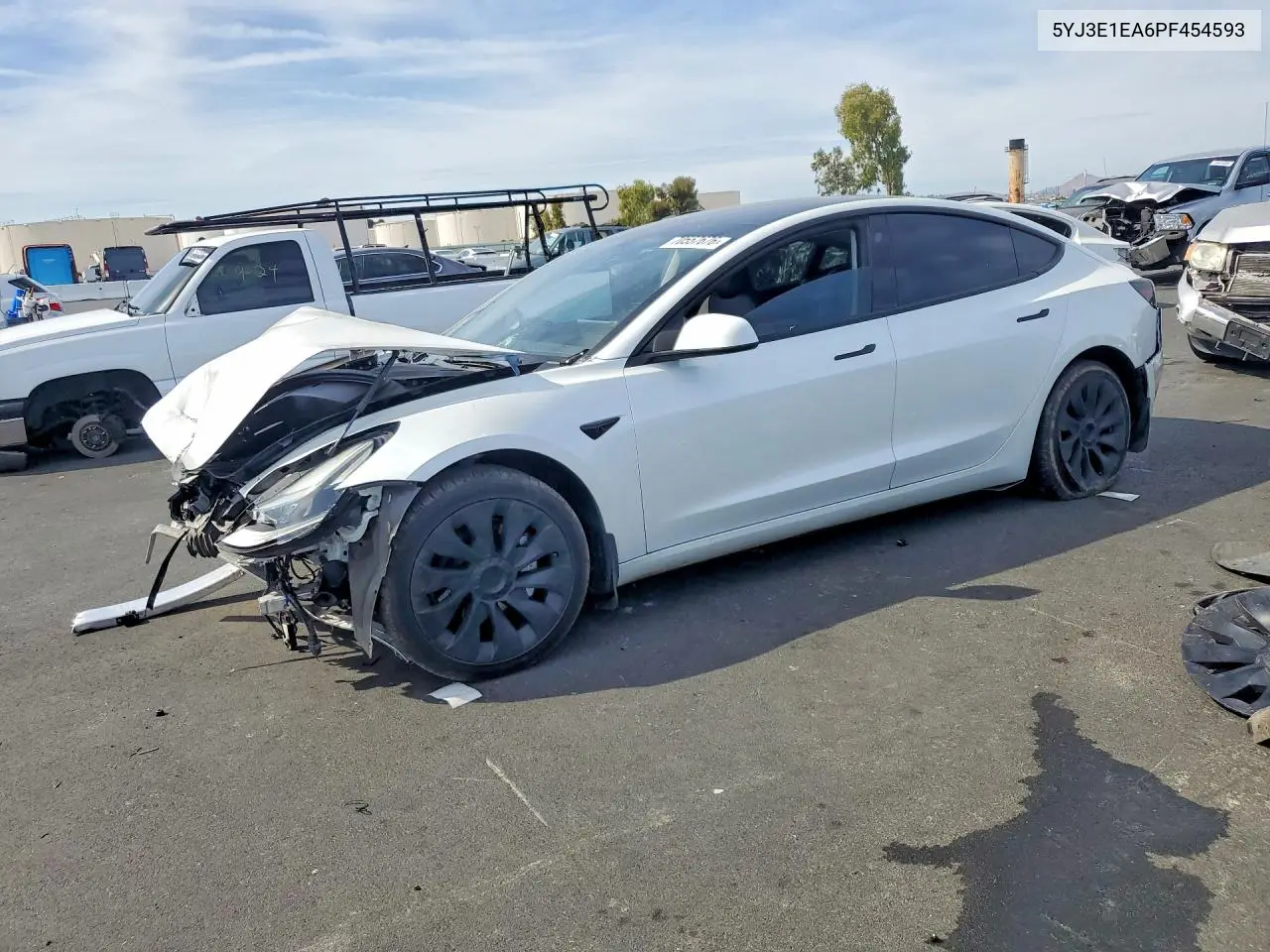 TESLA MODEL 3 2023, VIN 5YJ3E1EA6PF454593