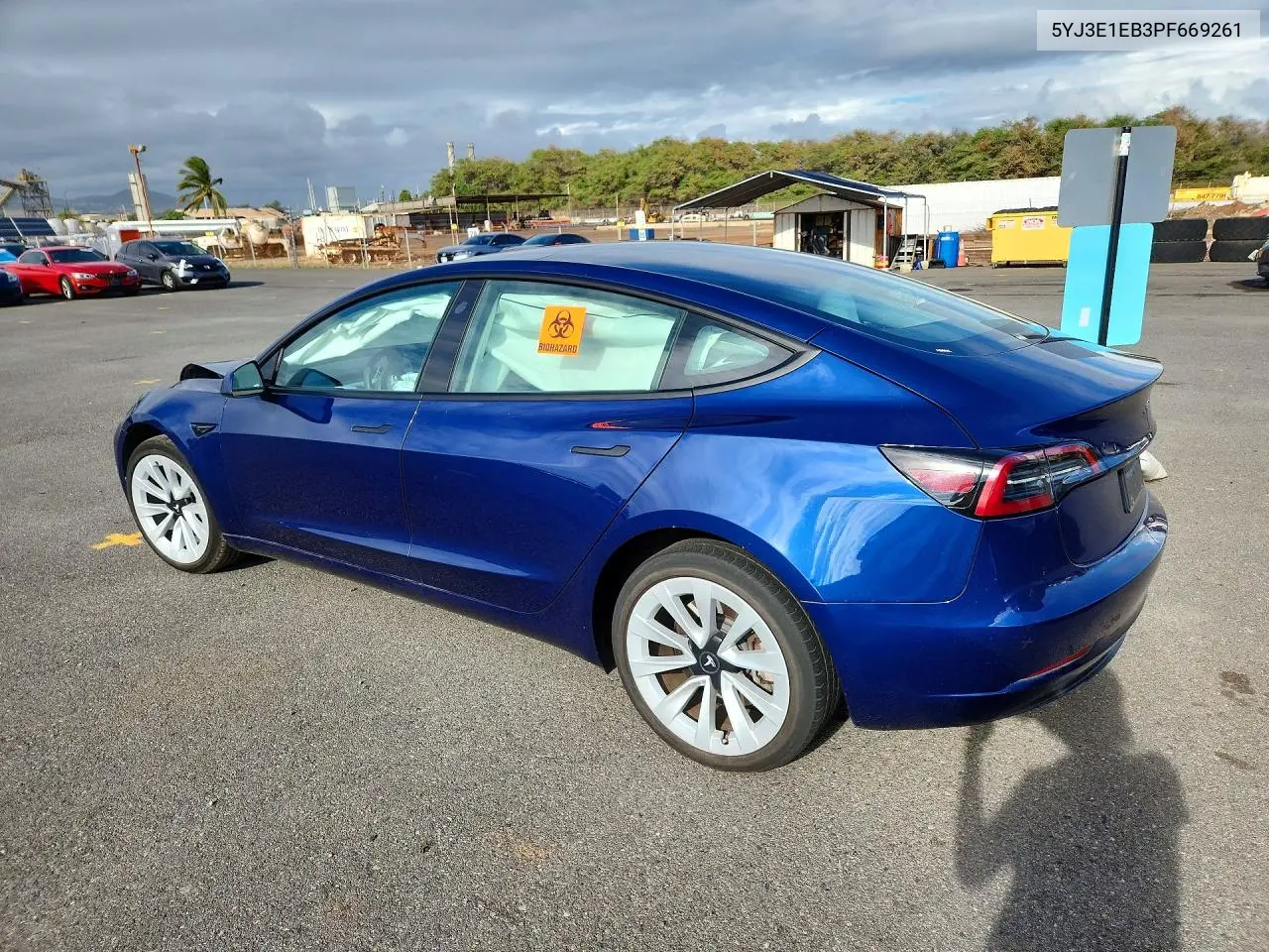 2023 TESLA MODEL 3 VIN 5YJ3E1EB3PF669261 — фото 2