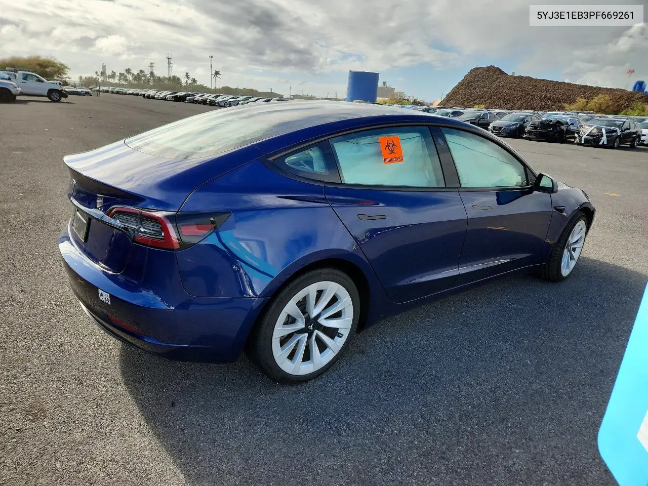 2023 TESLA MODEL 3 VIN 5YJ3E1EB3PF669261 — фото 3