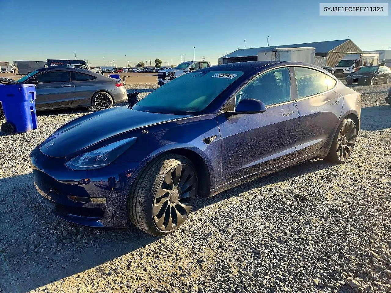 TESLA MODEL 3 2023, VIN 5YJ3E1EC5PF711325