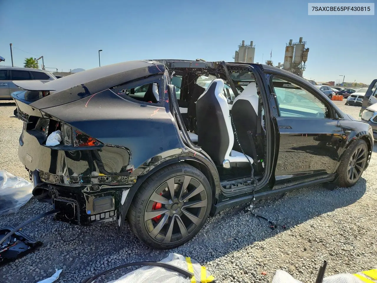 2023 TESLA MODEL X VIN 7SAXCBE65PF430815 — фото 3