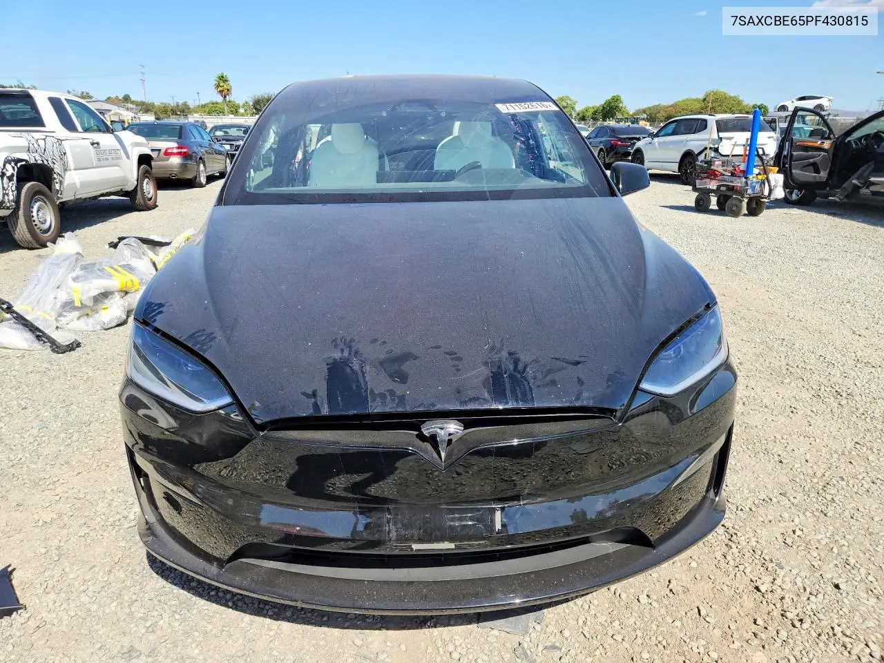 2023 TESLA MODEL X VIN 7SAXCBE65PF430815 — фото 5