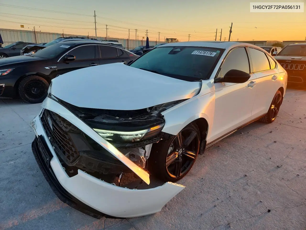 HONDA ACCORD 2023, VIN 1HGCY2F72PA056131
