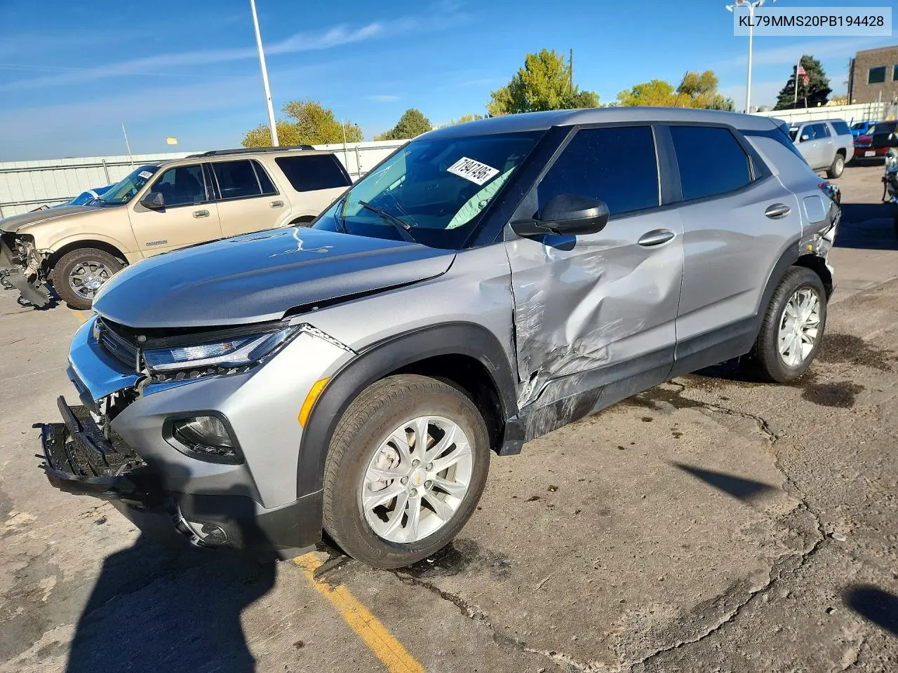 CHEVROLET TRAILBLAZER 2023, VIN KL79MMS20PB194428