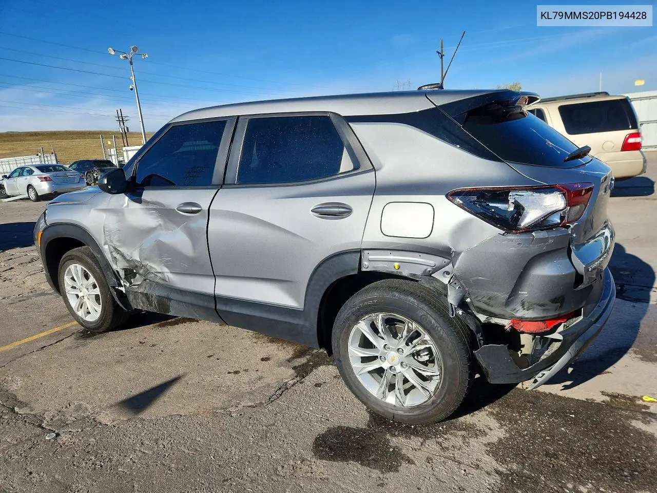2023 CHEVROLET TRAILBLAZER VIN KL79MMS20PB194428 — фото 2