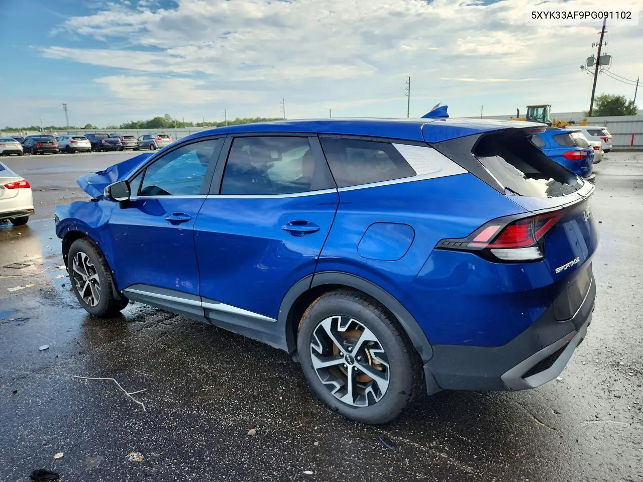 2023 KIA SPORTAGE VIN 5XYK33AF9PG091102 — фото 2