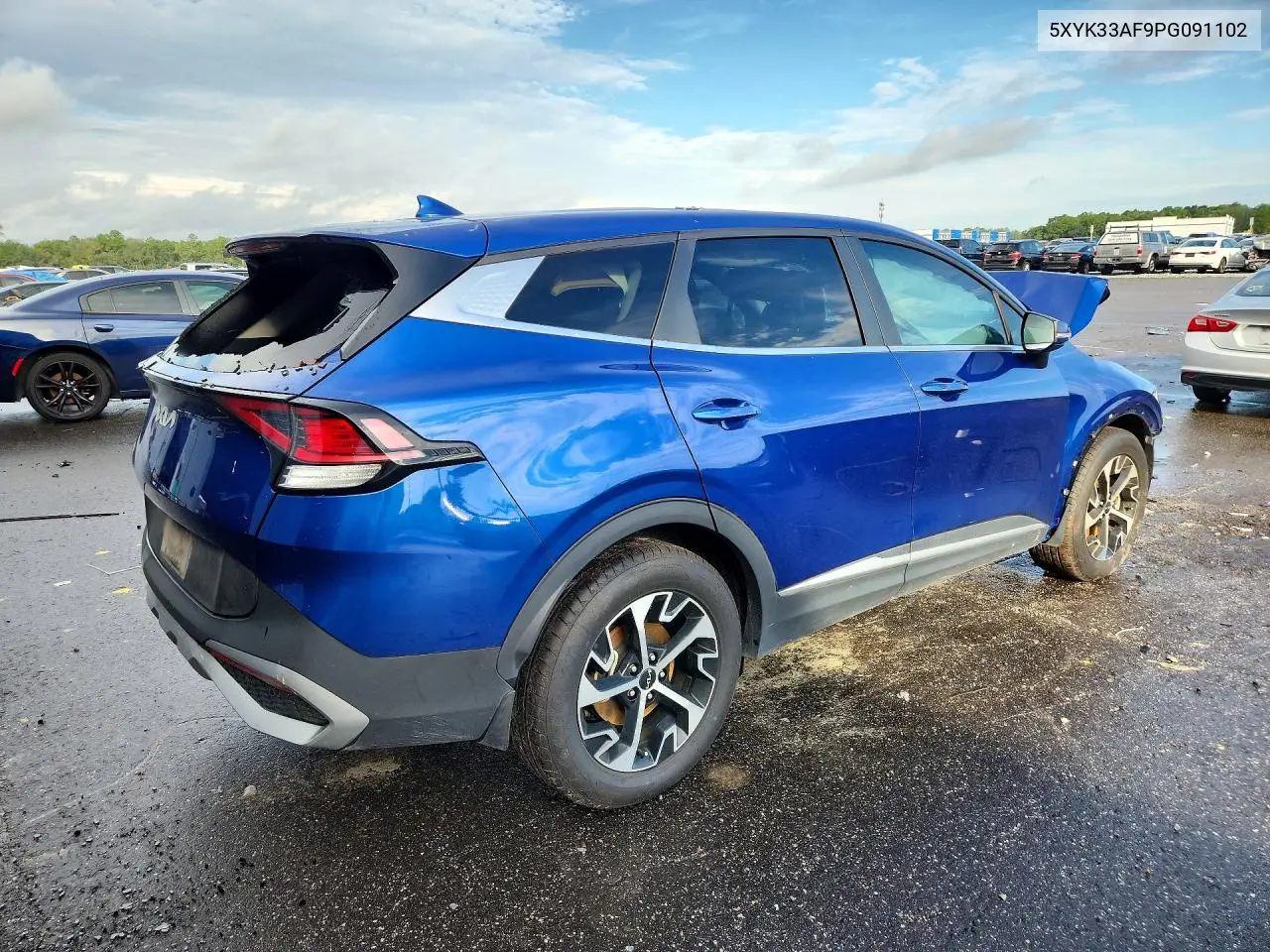 2023 KIA SPORTAGE VIN 5XYK33AF9PG091102 — фото 3