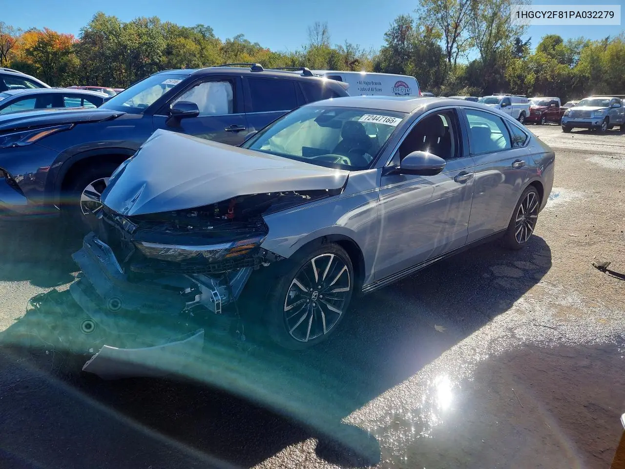 HONDA ACCORD 2023, VIN 1HGCY2F81PA032279