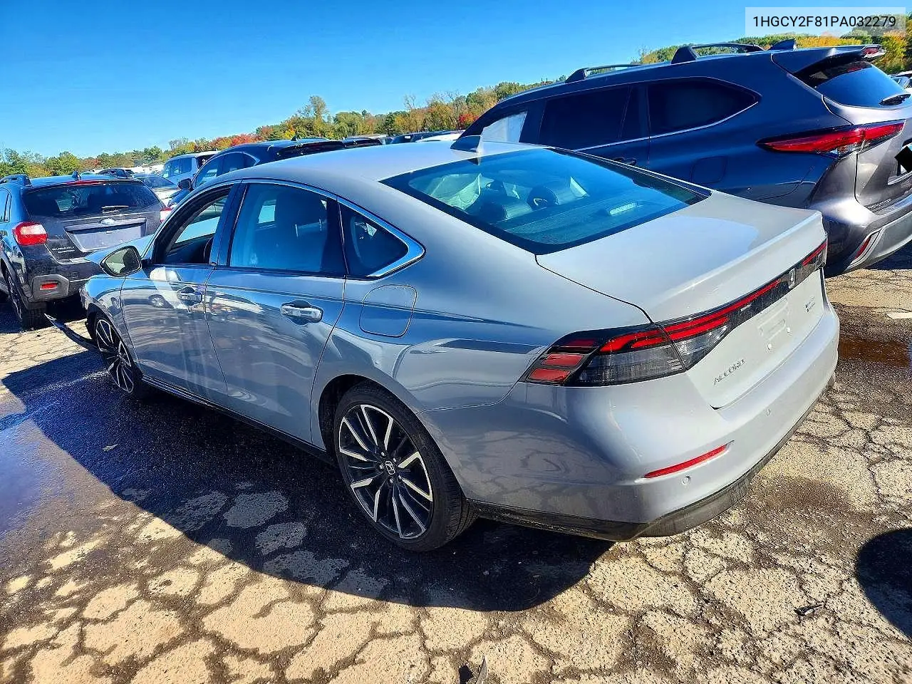 2023 HONDA ACCORD VIN 1HGCY2F81PA032279 — фото 2
