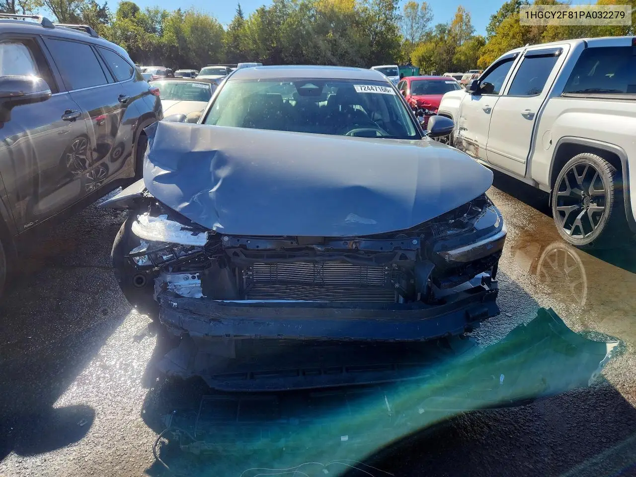2023 HONDA ACCORD VIN 1HGCY2F81PA032279 — фото 5