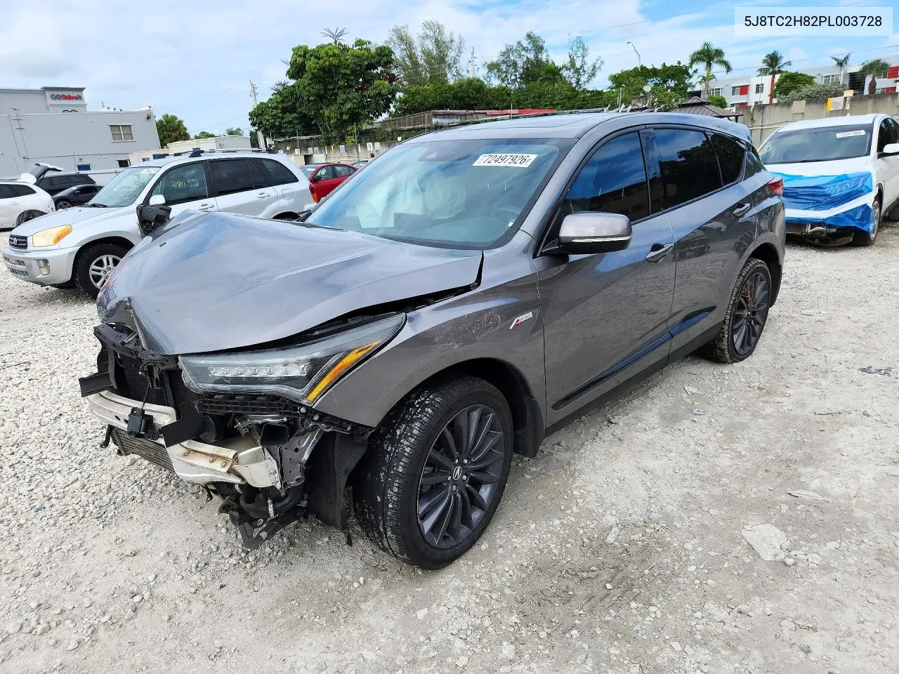 ACURA RDX 2023, VIN 5J8TC2H82PL003728