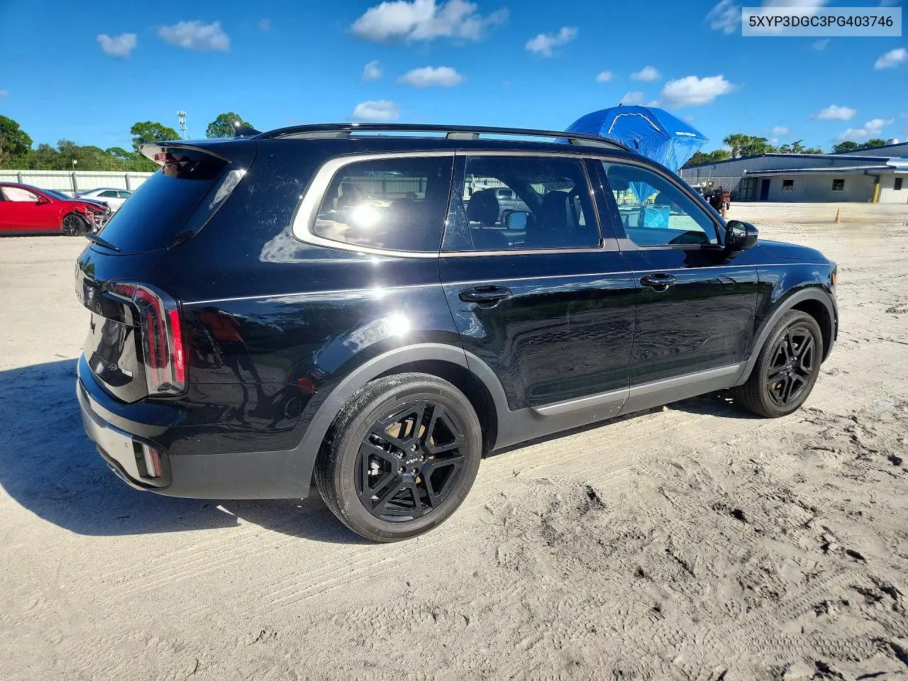 2023 KIA TELLURIDE VIN 5XYP3DGC3PG403746 — фото 3