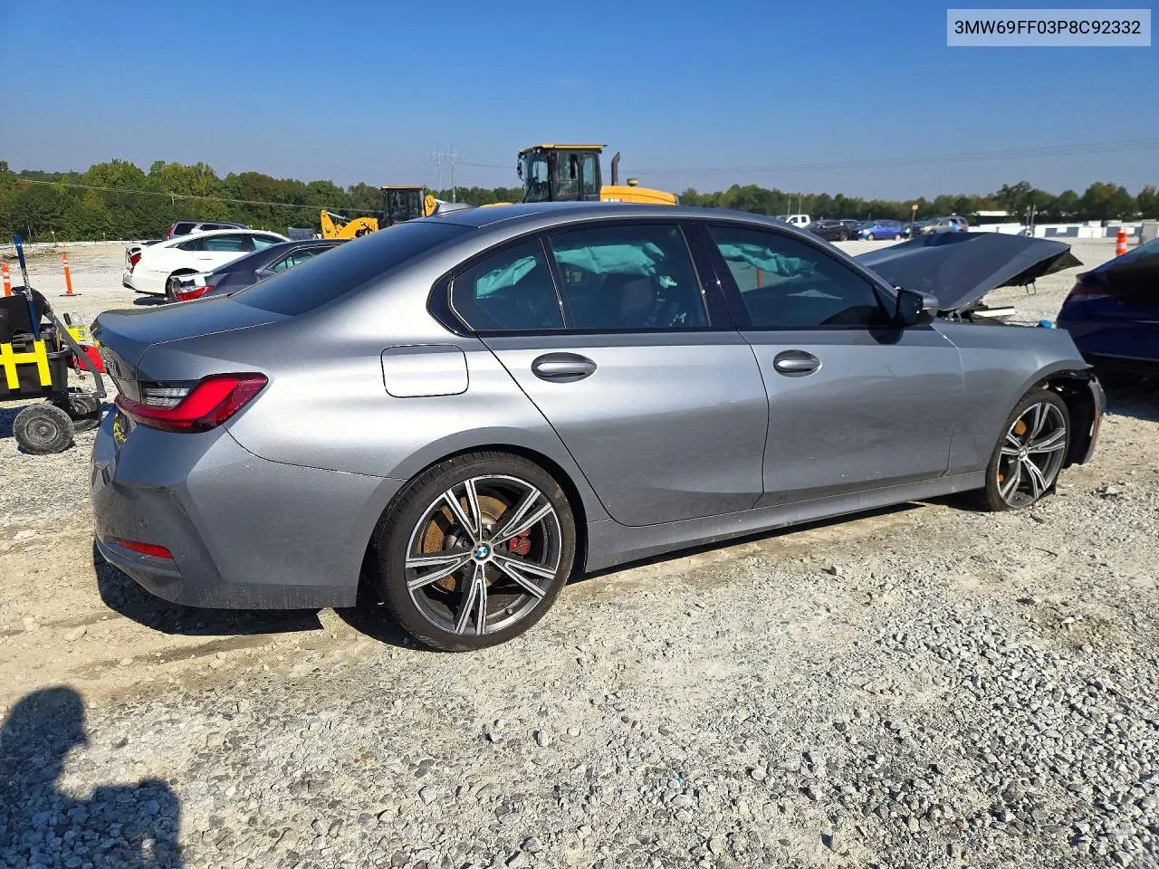 2023 BMW 3ER VIN 3MW69FF03P8C92332 — фото 3