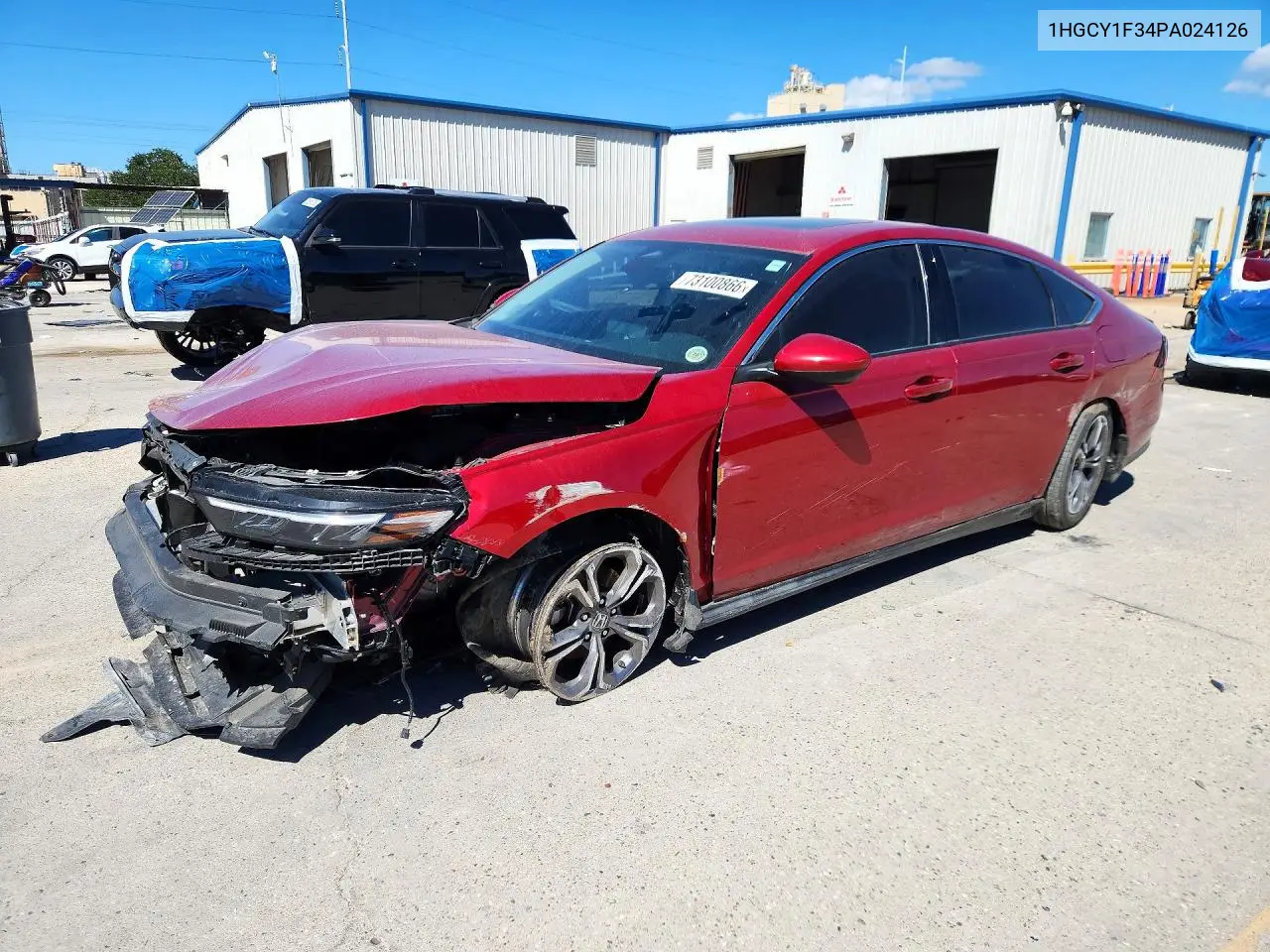 HONDA ACCORD 2023, VIN 1HGCY1F34PA024126