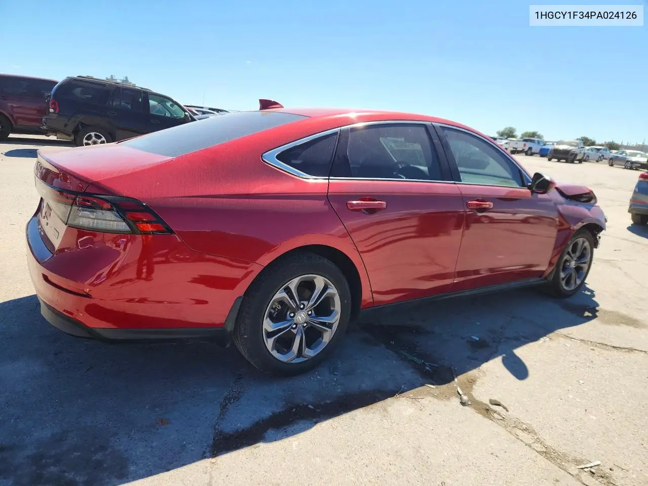 2023 HONDA ACCORD VIN 1HGCY1F34PA024126 — фото 3
