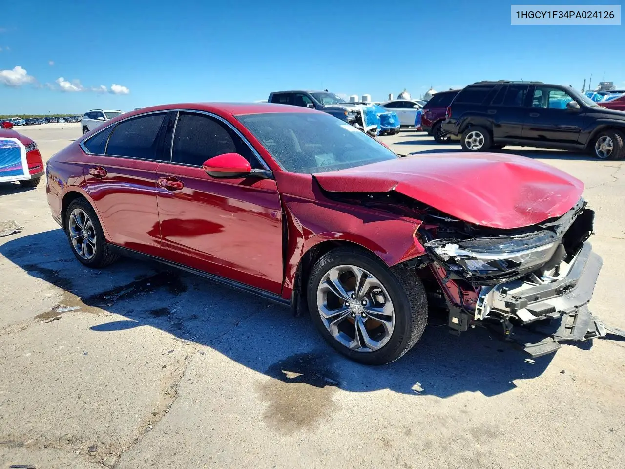 2023 HONDA ACCORD VIN 1HGCY1F34PA024126 — фото 4
