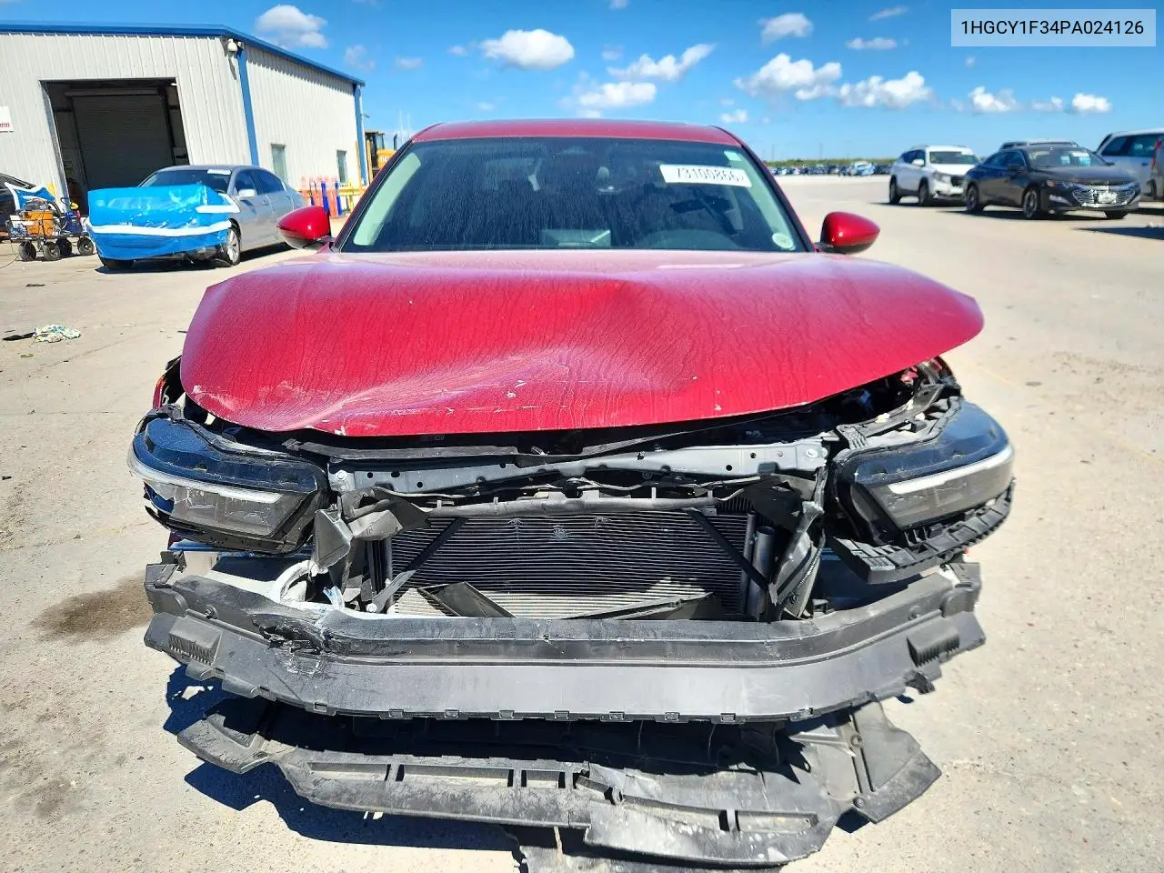 2023 HONDA ACCORD VIN 1HGCY1F34PA024126 — фото 5