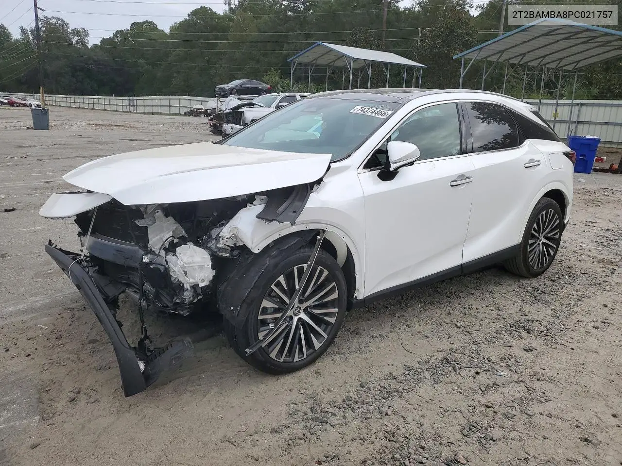 LEXUS RX 2023, VIN 2T2BAMBA8PC021757