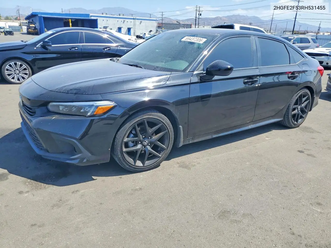 HONDA CIVIC 2024, VIN 2HGFE2F53RH531455