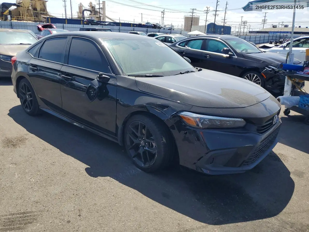 2024 HONDA CIVIC VIN 2HGFE2F53RH531455 — фото 4