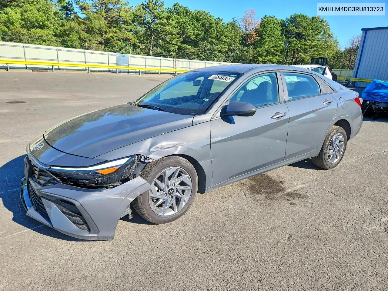 HYUNDAI ELANTRA 2024, VIN KMHLM4DG3RU813723