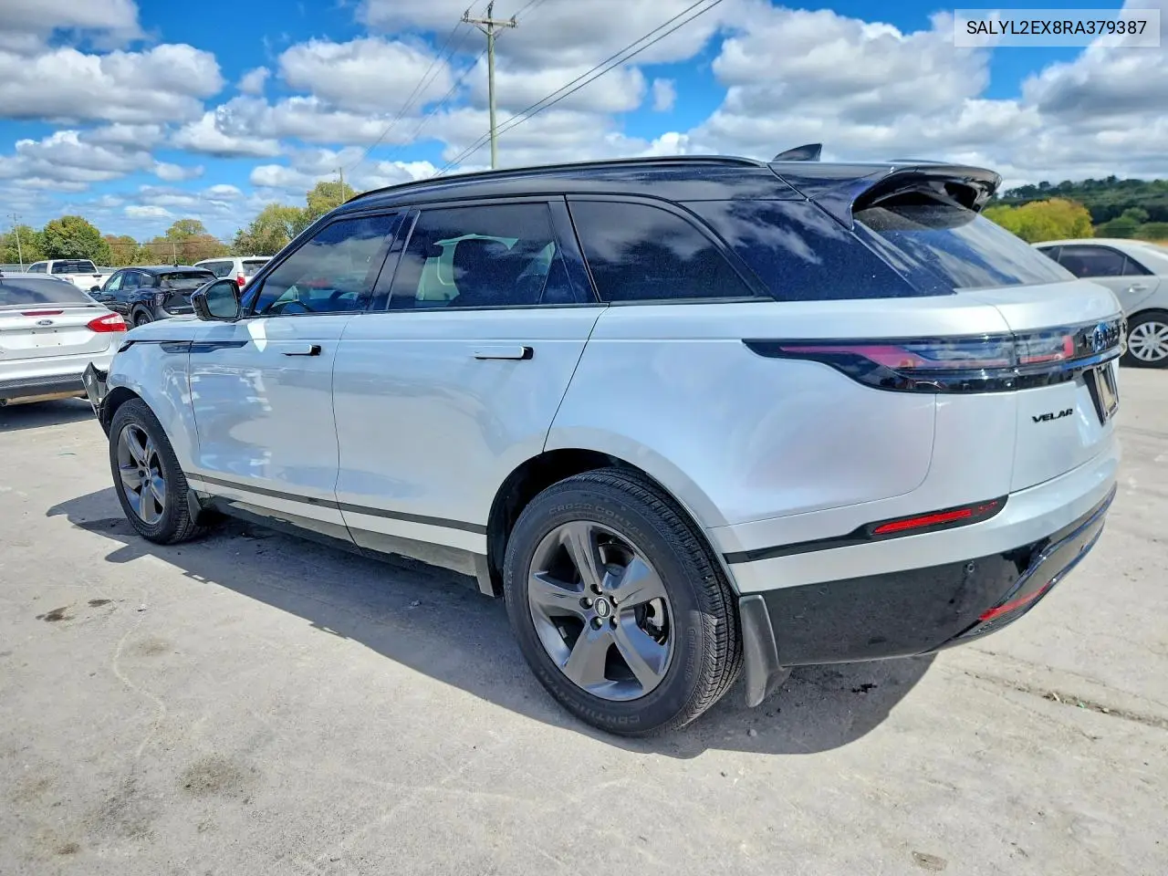 2024 LAND ROVER RANGE ROVER VELAR VIN SALYL2EX8RA379387 — фото 2