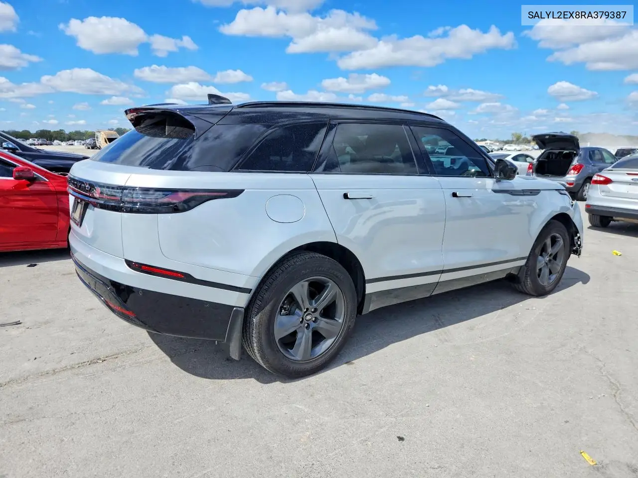 2024 LAND ROVER RANGE ROVER VELAR VIN SALYL2EX8RA379387 — фото 3