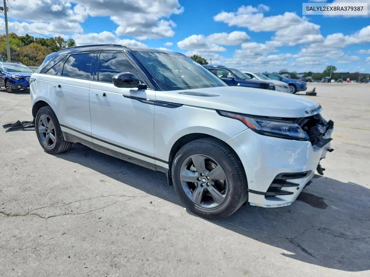 2024 LAND ROVER RANGE ROVER VELAR VIN SALYL2EX8RA379387 — фото 4