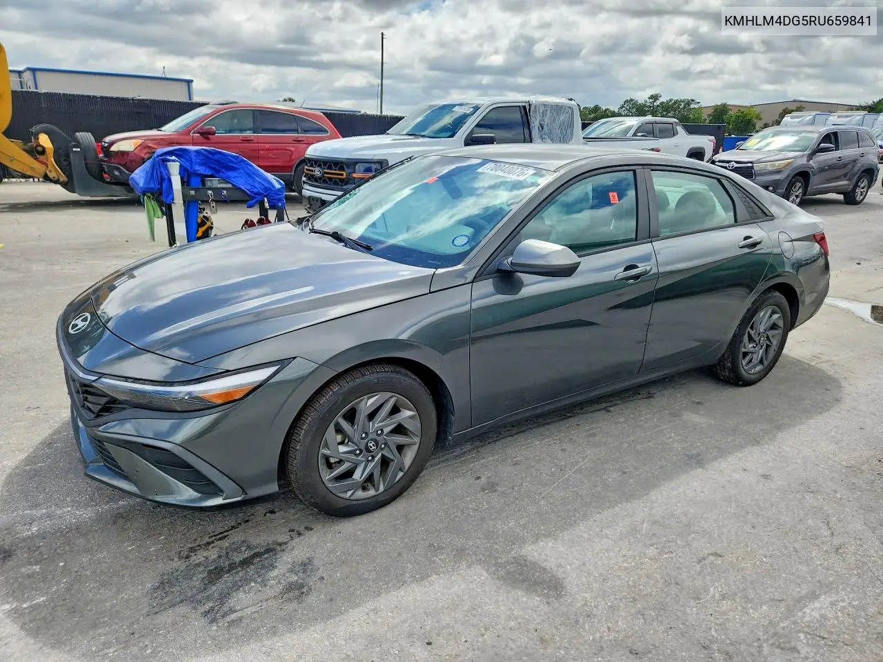 HYUNDAI ELANTRA 2024, VIN KMHLM4DG5RU659841