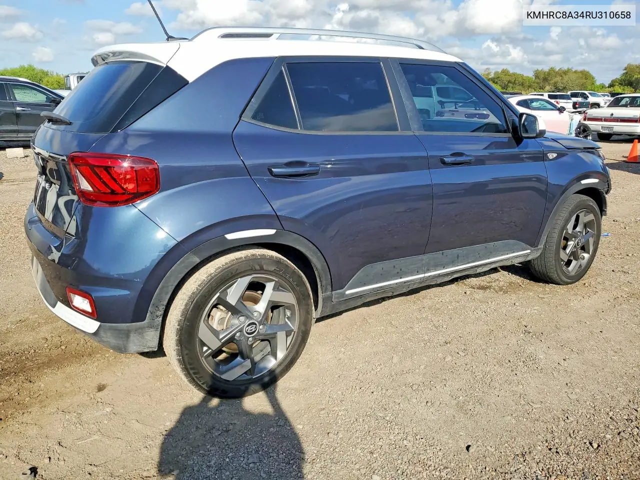 2024 HYUNDAI VENUE VIN KMHRC8A34RU310658 — фото 3