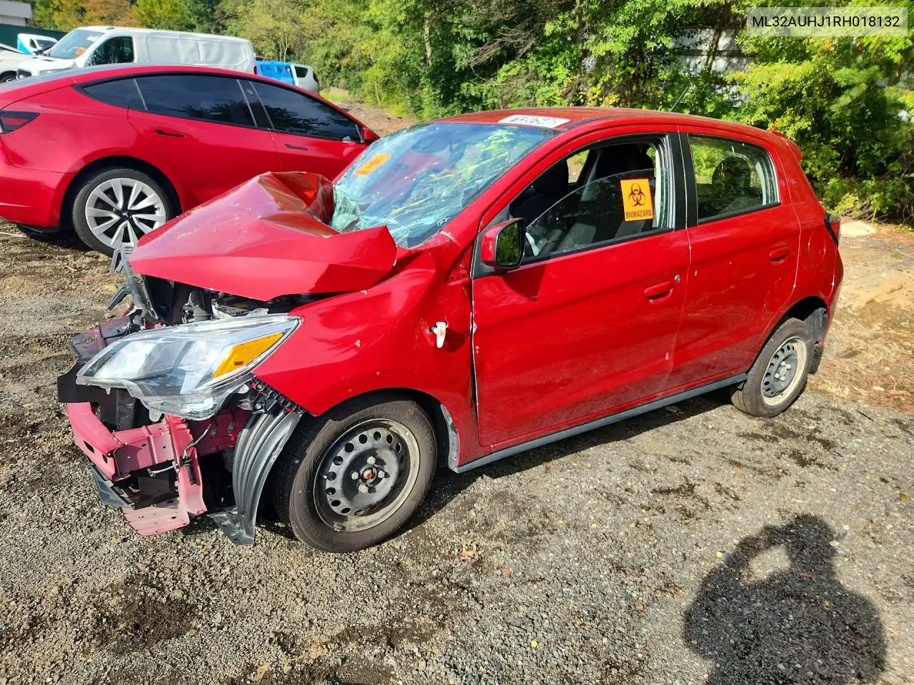 MITSUBISHI MIRAGE 2024, VIN ML32AUHJ1RH018132