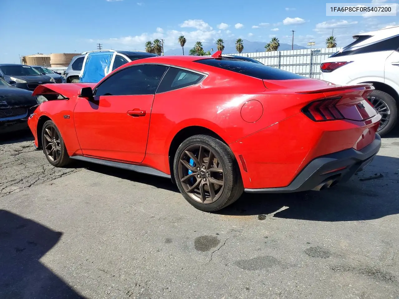 2024 FORD MUSTANG VIN 1FA6P8CF0R5407200 — фото 2