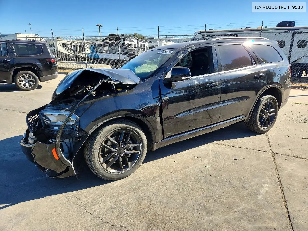 DODGE DURANGO 2024, VIN 1C4RDJDG1RC119583