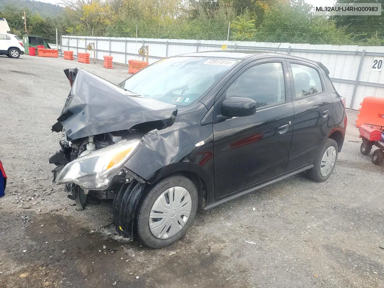 MITSUBISHI MIRAGE 2024, VIN ML32AUHJ4RH000983