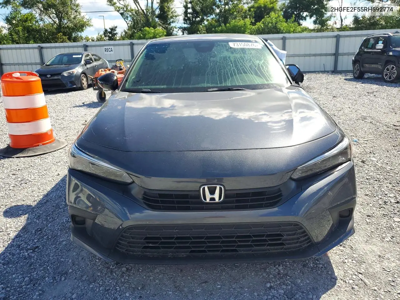 2024 HONDA CIVIC VIN 2HGFE2F55RH592774 — фото 5
