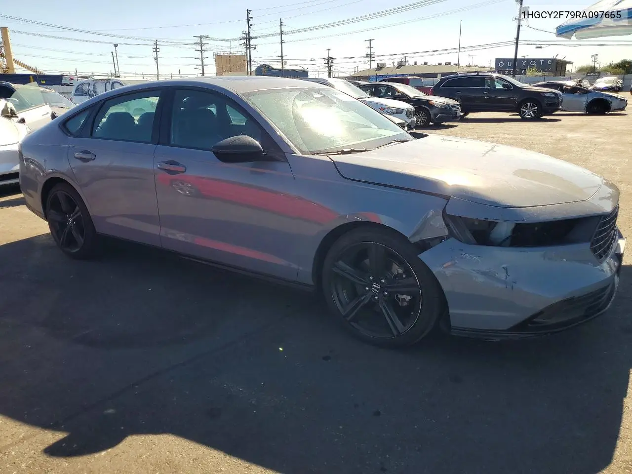 2024 HONDA ACCORD VIN 1HGCY2F79RA097665 — фото 4