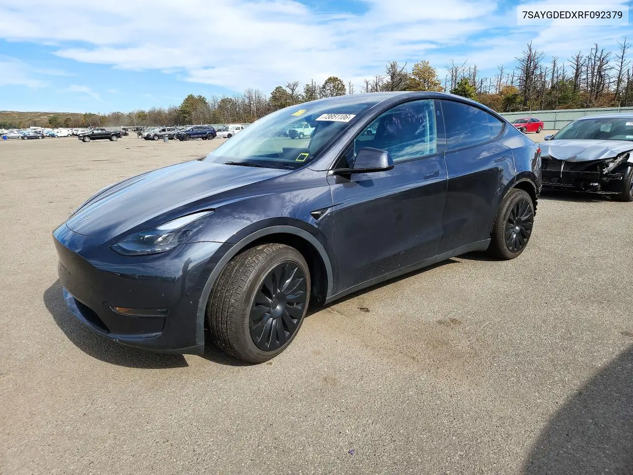 TESLA MODEL Y 2024, VIN 7SAYGDEDXRF092379