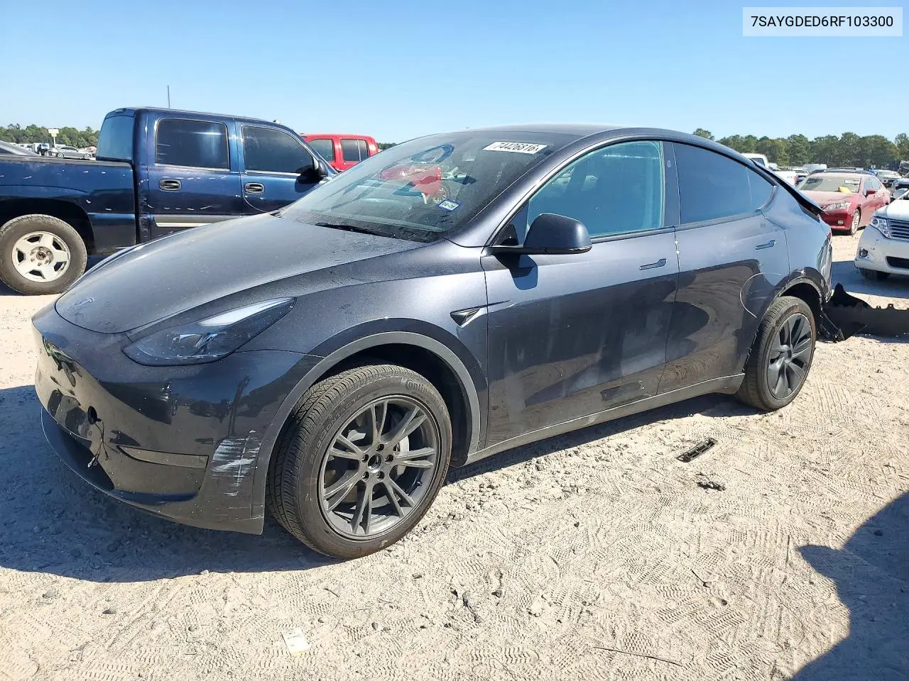 TESLA MODEL Y 2024, VIN 7SAYGDED6RF103300