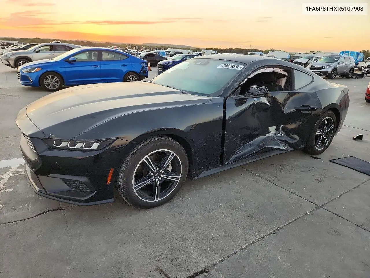 FORD MUSTANG 2024, VIN 1FA6P8THXR5107908
