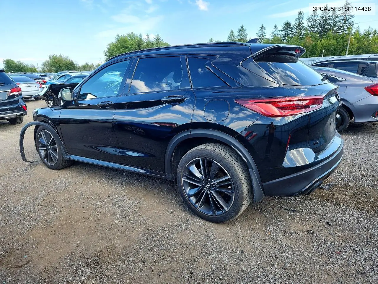 2025 INFINITI QX50 VIN 3PCAJ5FB1SF114438 — фото 2